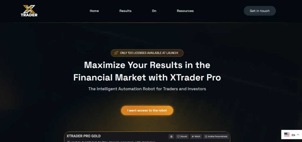 ربات XTrader Pro Gold EA