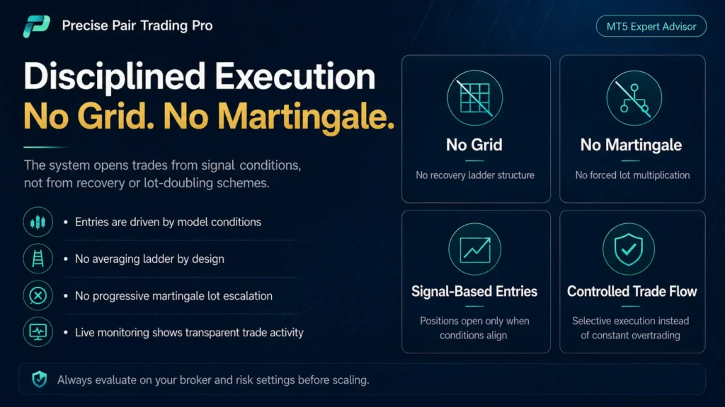 پروفایننس ربات تریدر Precise Pair Trading Pro EA