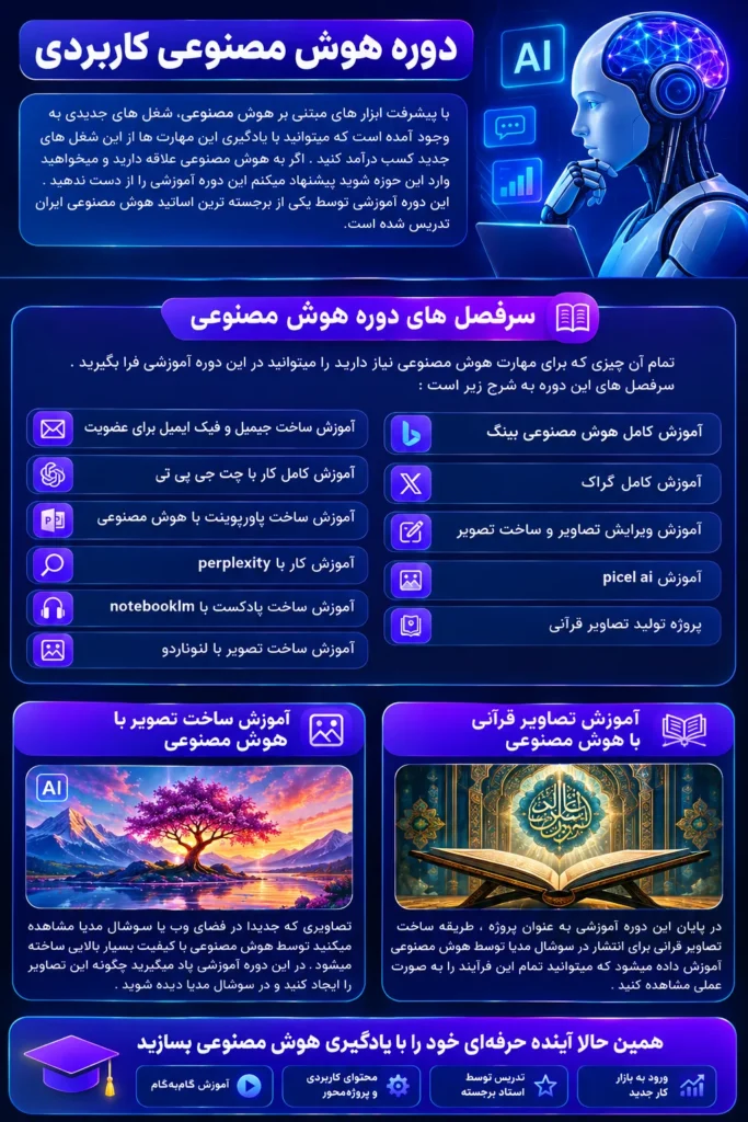 دوره هوش مصنوعی کاربردی